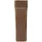 Ekena Millwork 3 1/2"W x 10"D x 12"H Clarksville Wood Vintage Decor Bracket, Weathered Brown BKTWD04X10X12CVBR - alternate 3